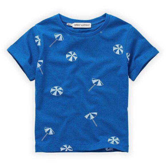 T-Shirt Umbrella Print - Azzurra Blue - Picture 2 of 2